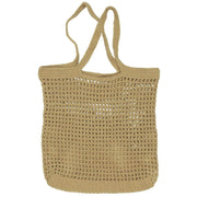 Gehäkelte Tasche - 40x40 cm (Natur)