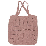 Gehäkelte Tasche - 40x40 cm (Coral Almond)