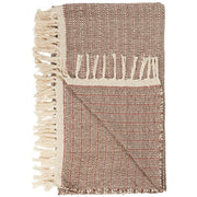 Plaid - 160x130 cm (Natur/Braun/Rost)
