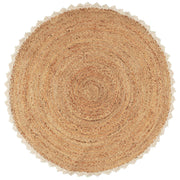 Runde Jutematte - 90 cm (Natur)