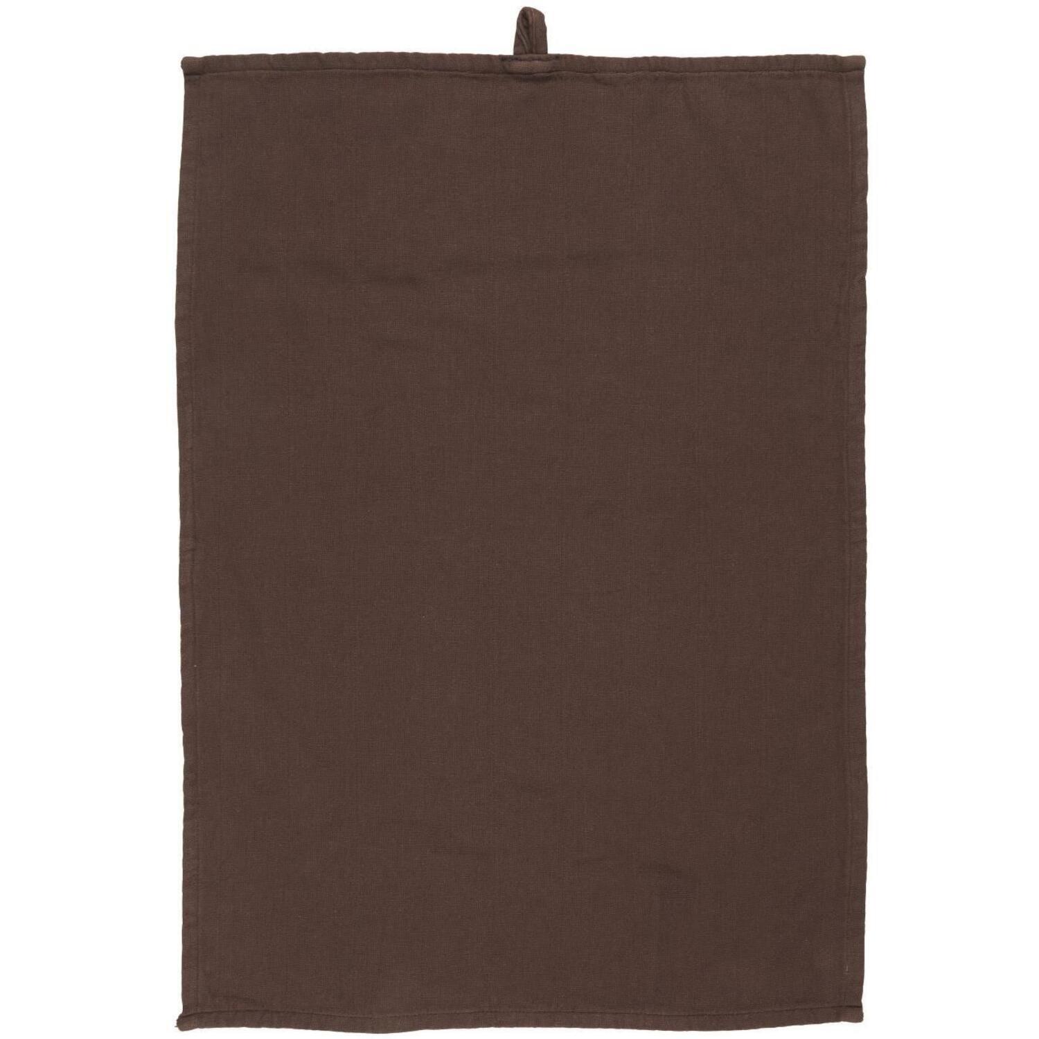 Geschirrtuch - 70x50 cm (Braun)