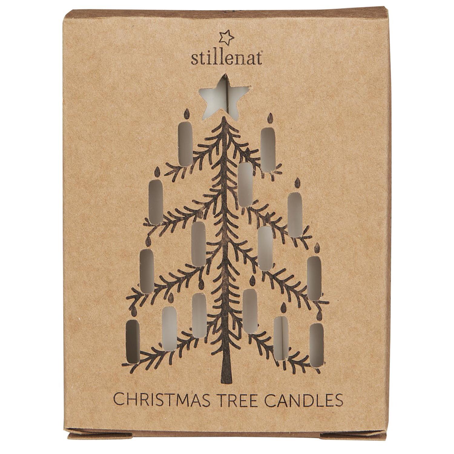 Weihnachtsbaumkerzen - 12er-Set (Creme)
