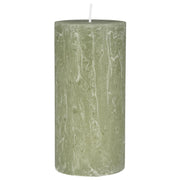 Rustikale Kerze  - 6,8x14 cm (Green Tea) Ib Laursen
