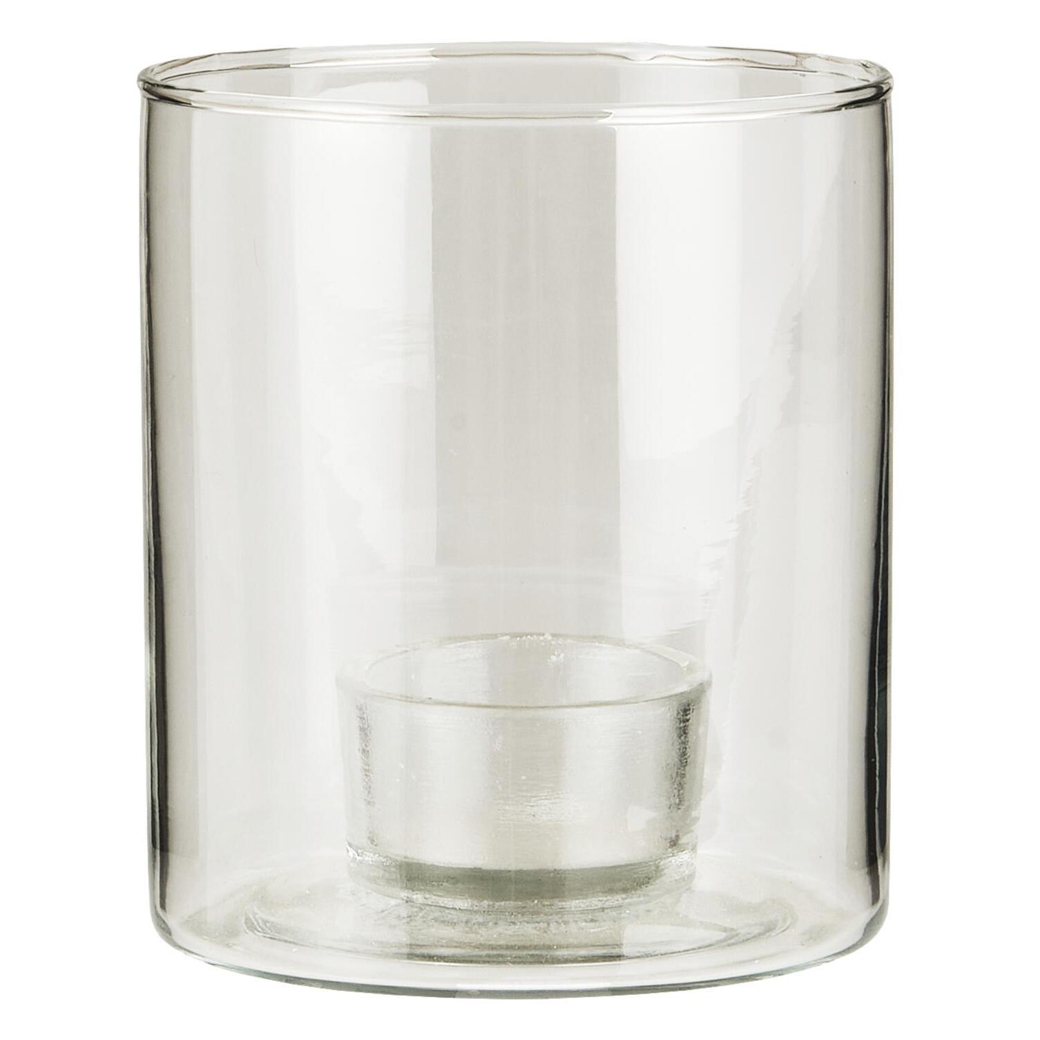 Kerzenhalter - 9,5x11 cm (Transparent)