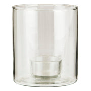 Kerzenhalter - 9,5x11 cm (Transparent)