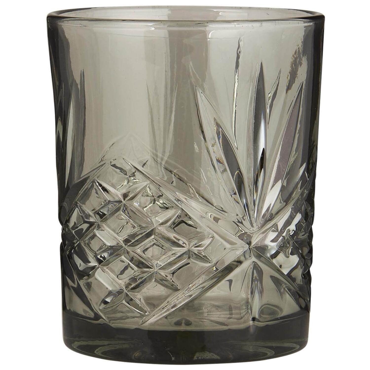 Trinkglas mit Muster "London" (Smoke)