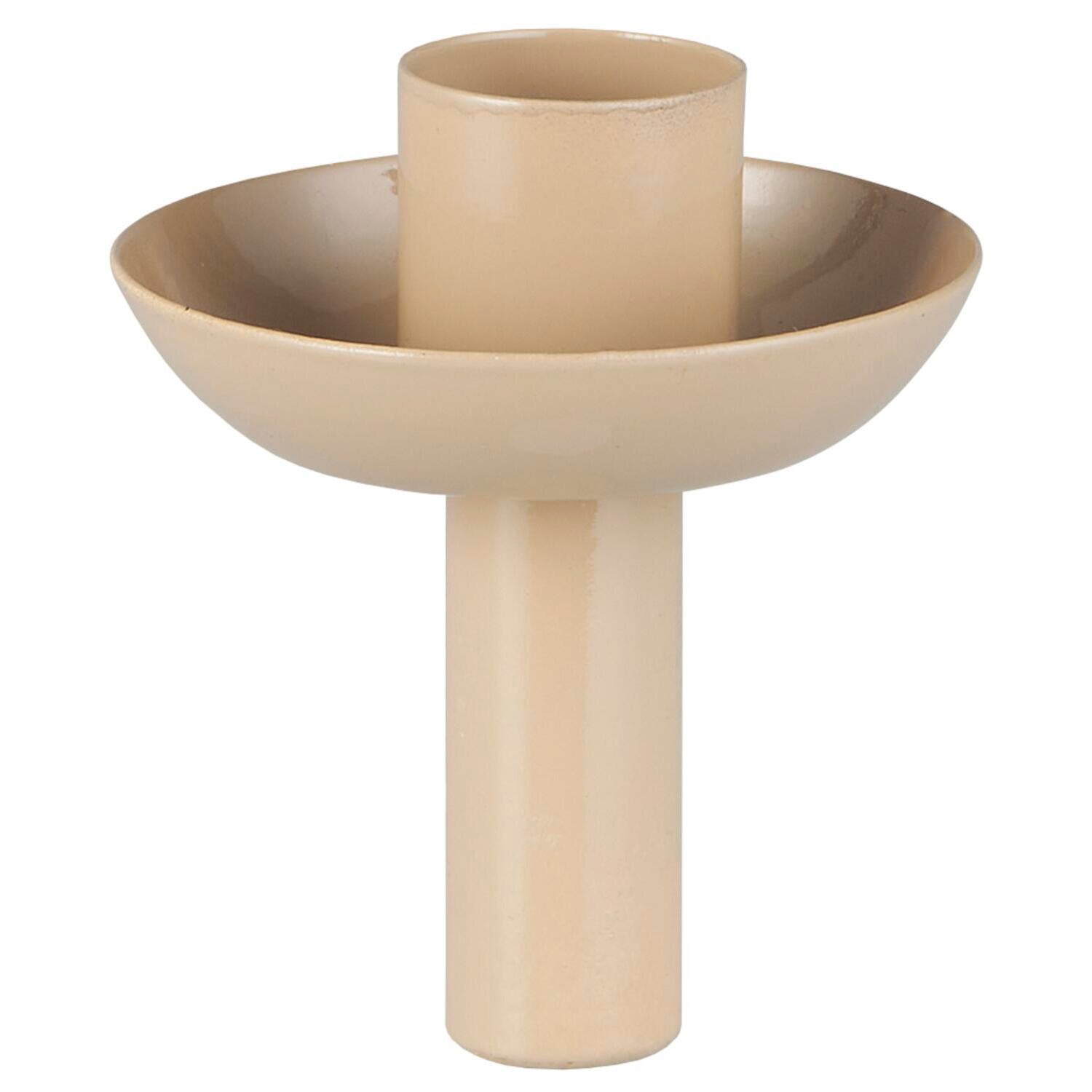 Kerzenhalter "Flaschenstecker" (Beige)