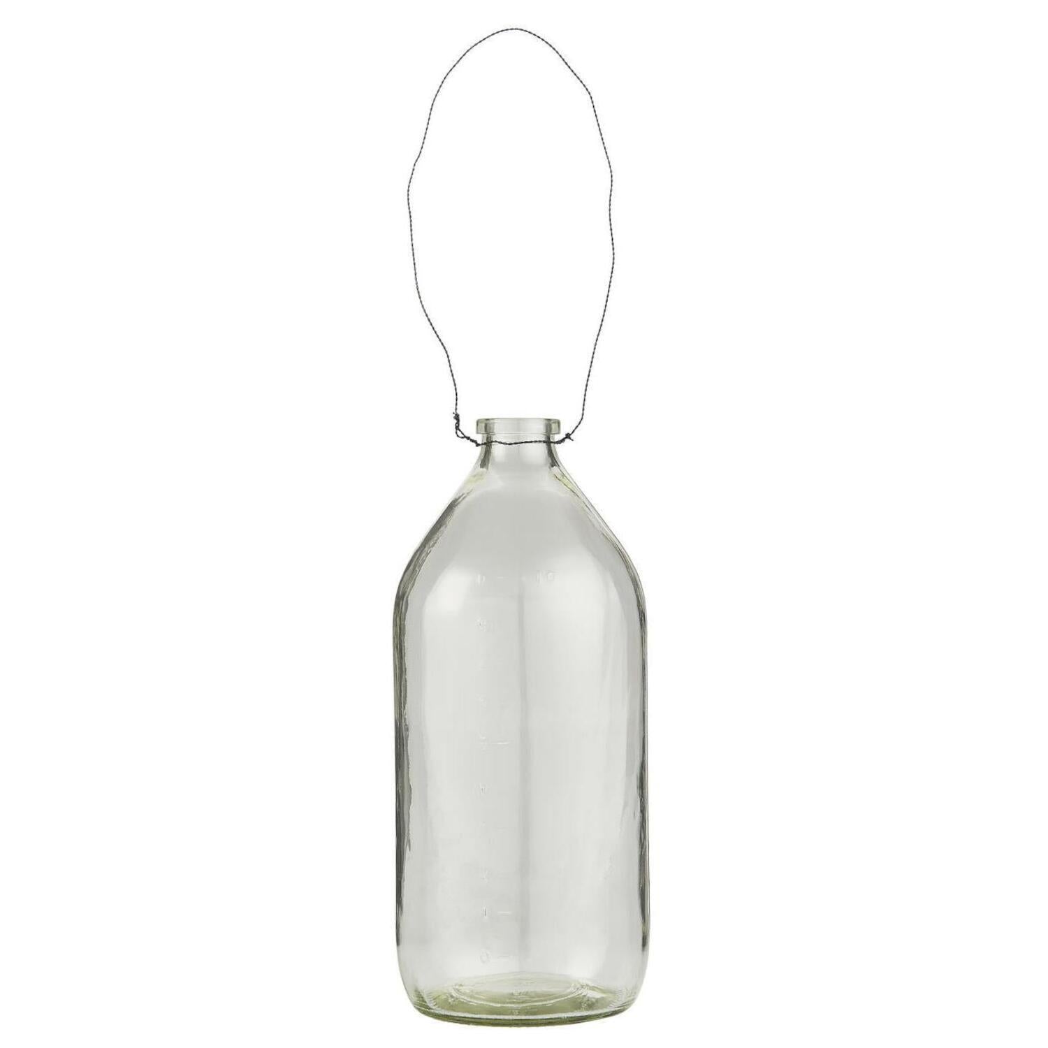 Deko-Flasche mit Draht
