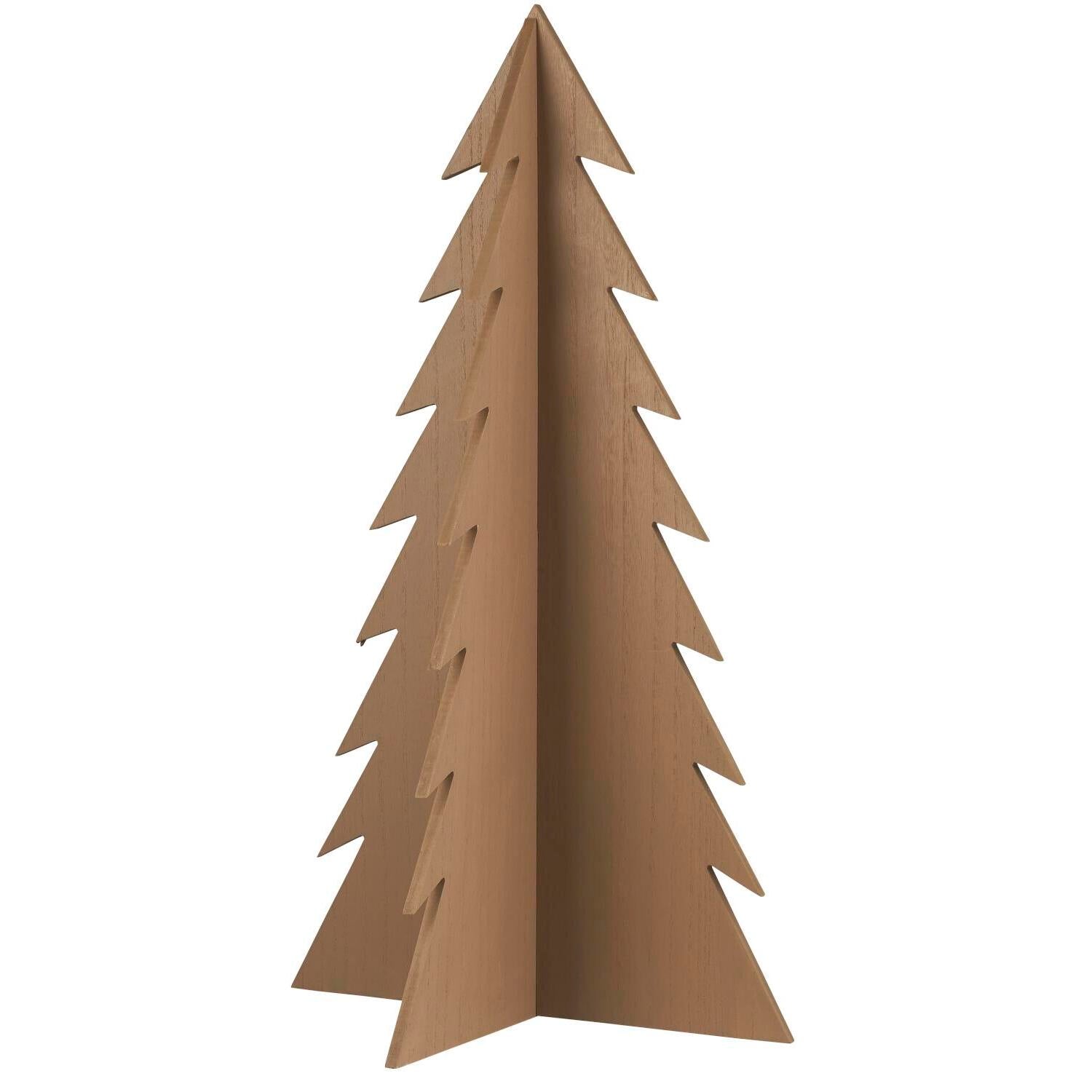 Holz-Tannenbaum stehend - 39,5x70 cm (Braun)