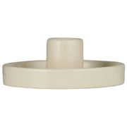 Kerzenhalter für Stabkerze - 11,5x4,3 cm (Creme)