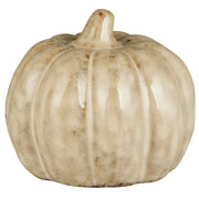 Kürbis-Laterne - 10x9 cm (Creme)