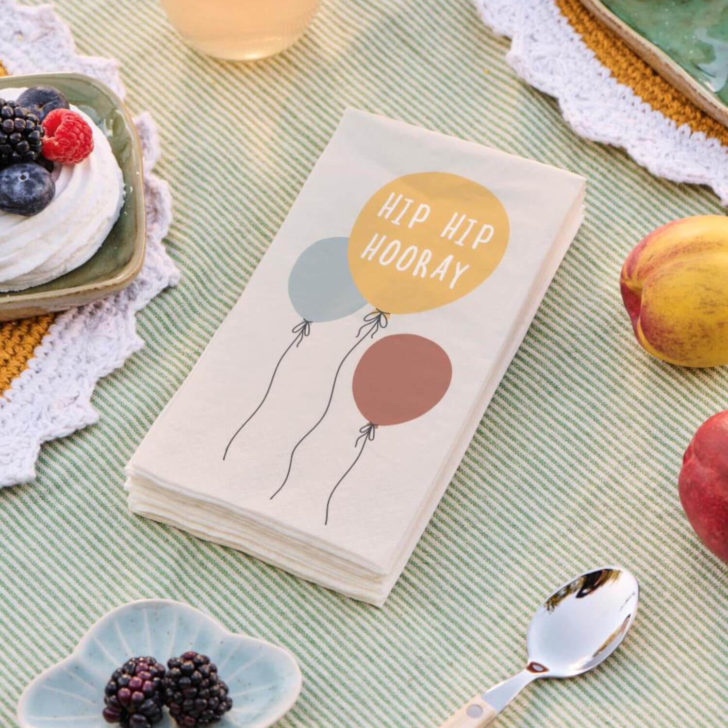 Papierservietten "Hip Hip Hooray" - 40x40 cm (Bunt) Ib Laursen