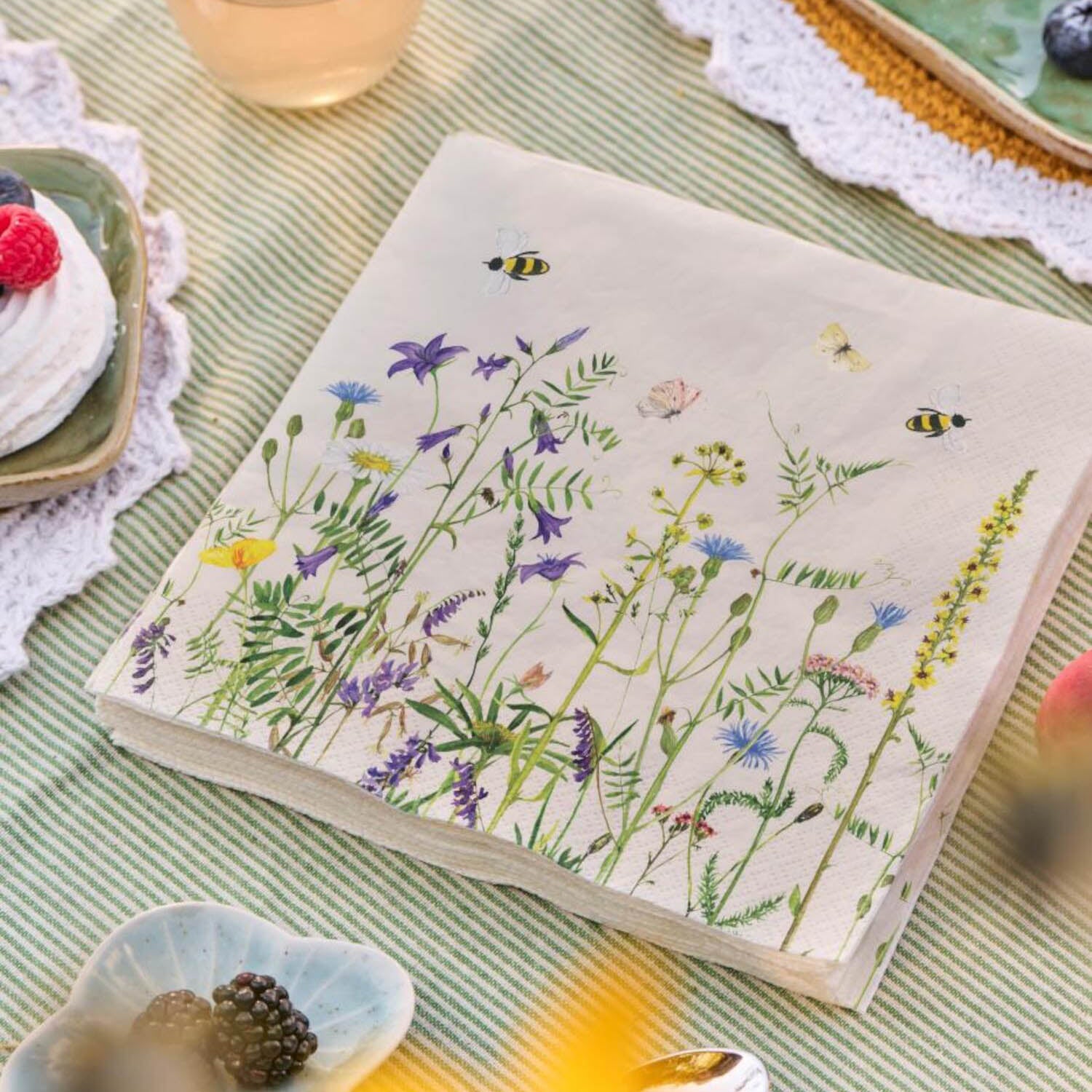 Papierservietten "Summer Field" - 40x40 cm (Bunt)