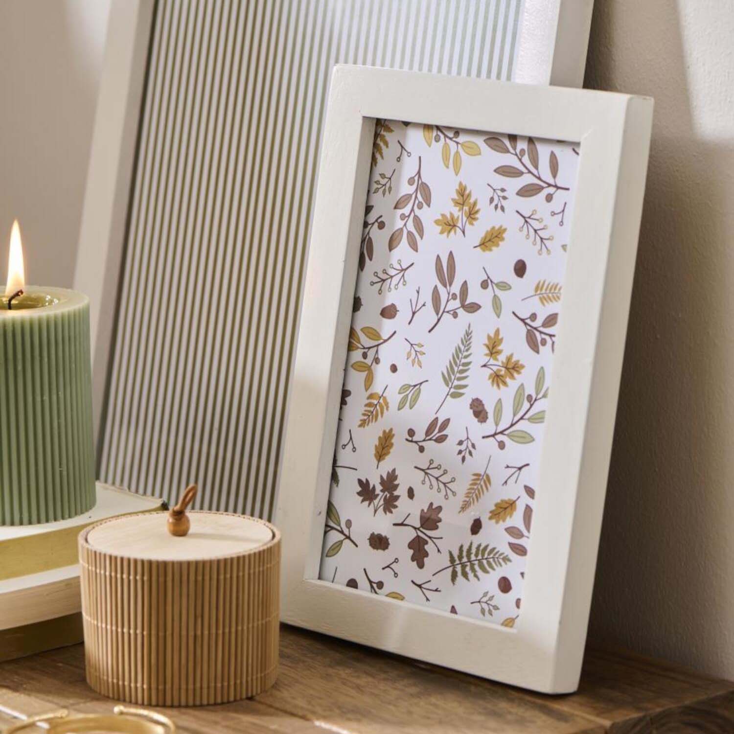 Fotorahmen "Unika" - 16x2x24 cm (Weiß)