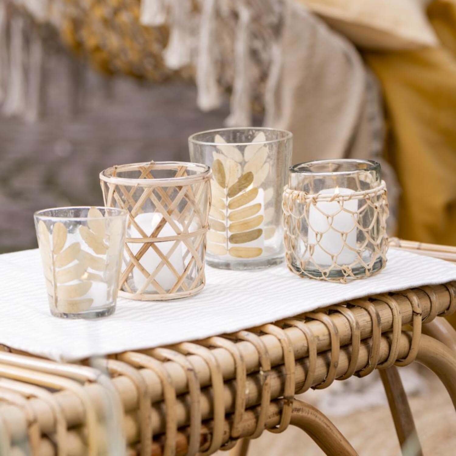 Kerzenhalter - 7,5x9 cm (Transparent) Ib Laursen