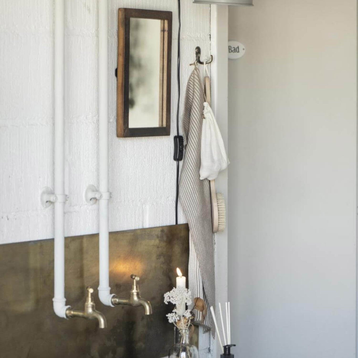 Spiegel mit Holzrahmen "Unika" - 20 cm (Natur) Ib Laursen