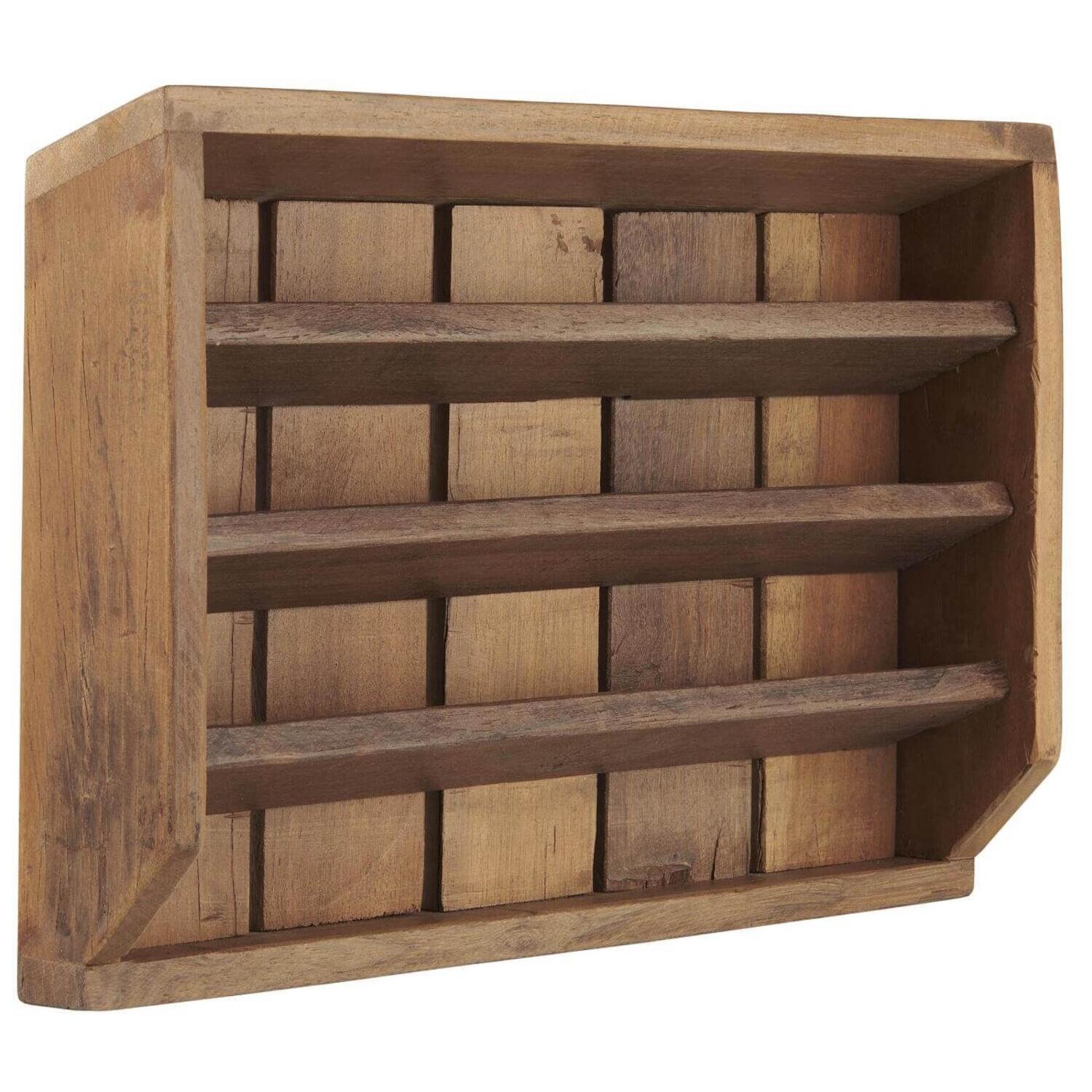 Holz-Display "UNIKA Shaker" 35x24x7 cm (Natur)