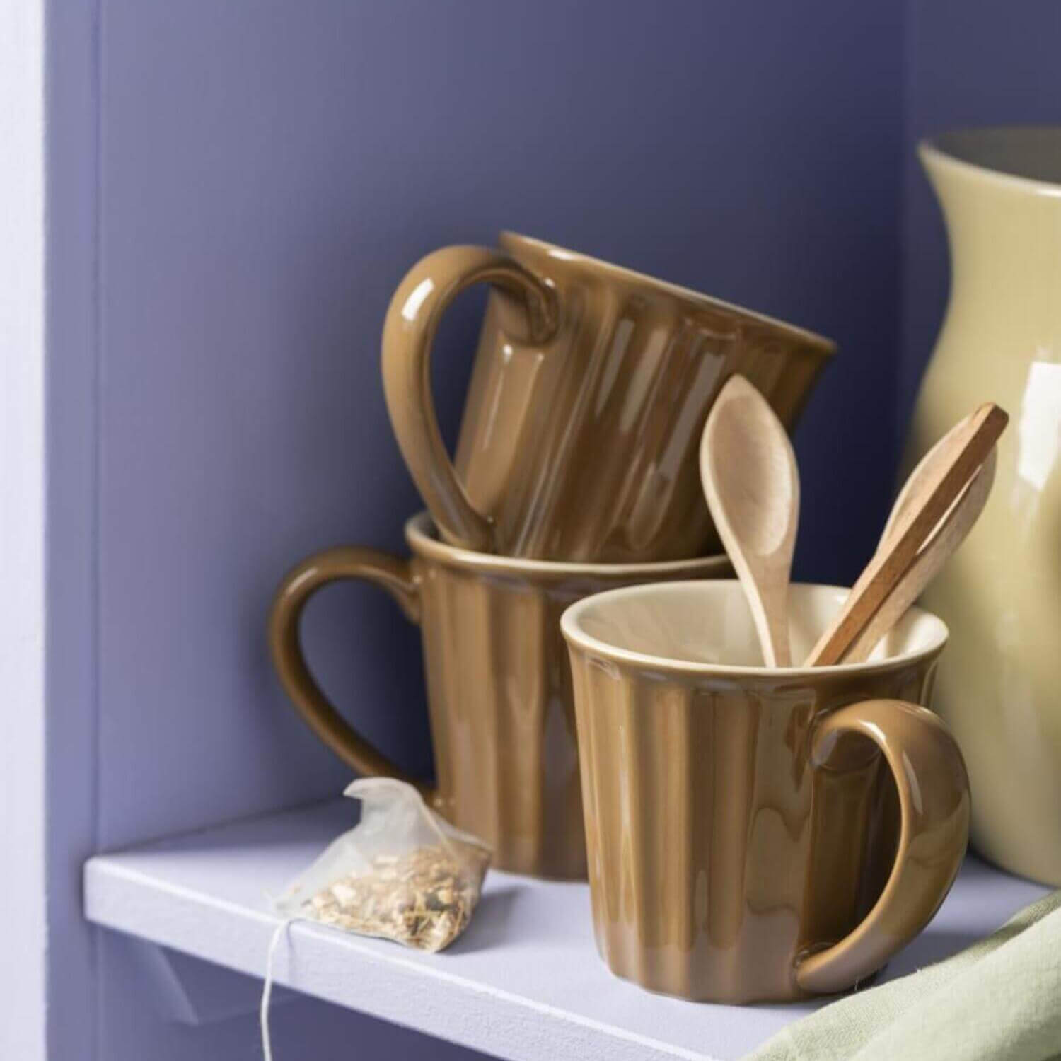 Becher "Mynte" - 12,5x9x8 cm (Hazelnut)
