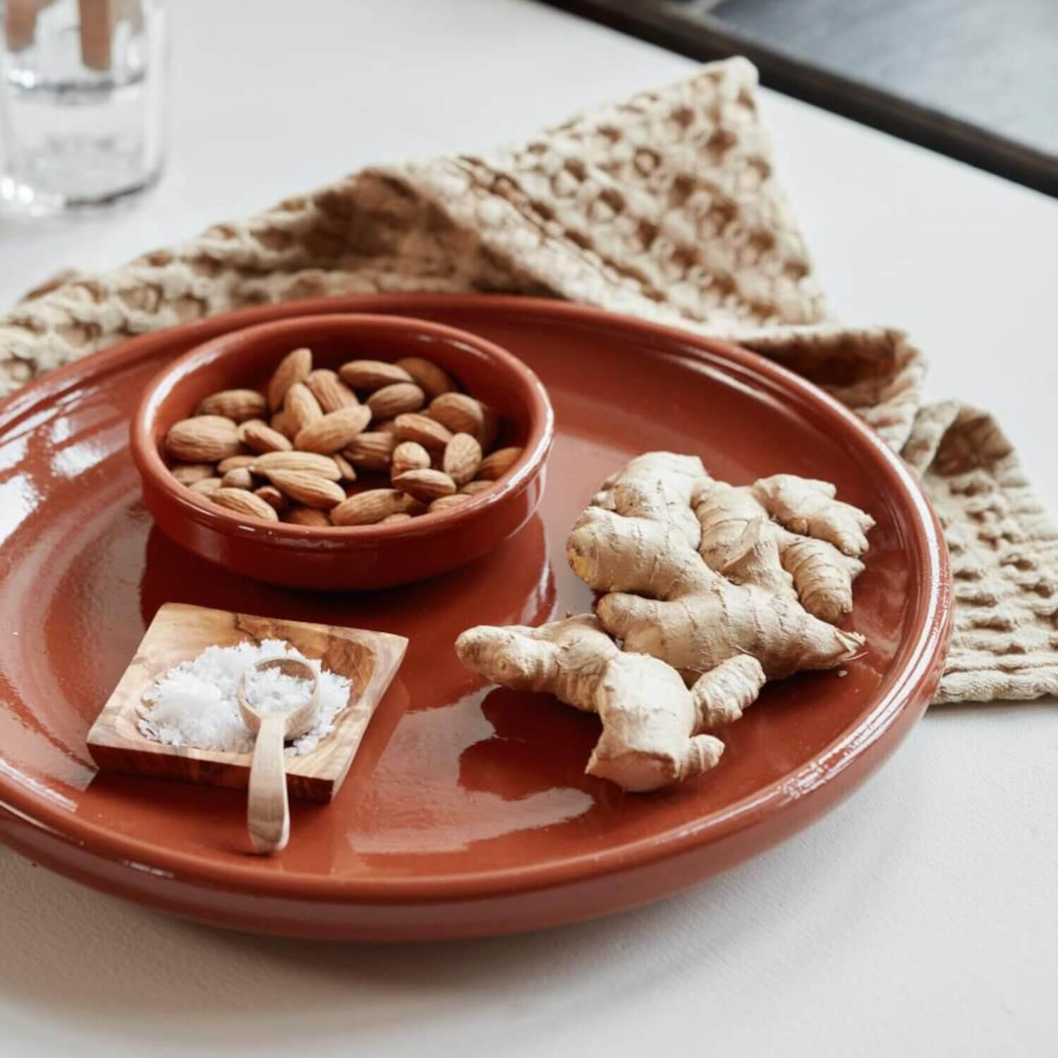 Tapasschale "Rustique" - 12x3 cm (Braun)