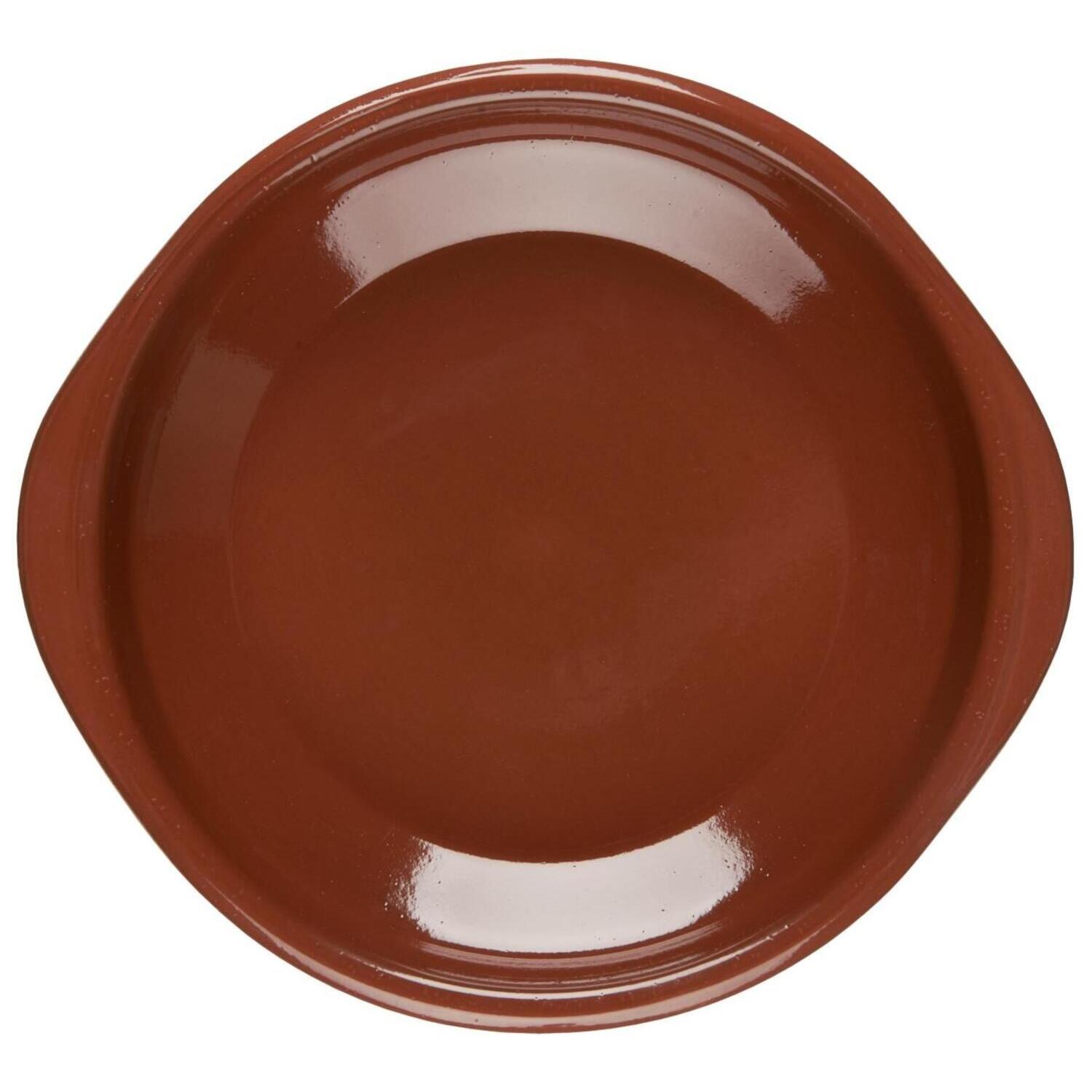 Servierschale mit Griffen "Rustique" - 30,5x28x7 cm (Braun)