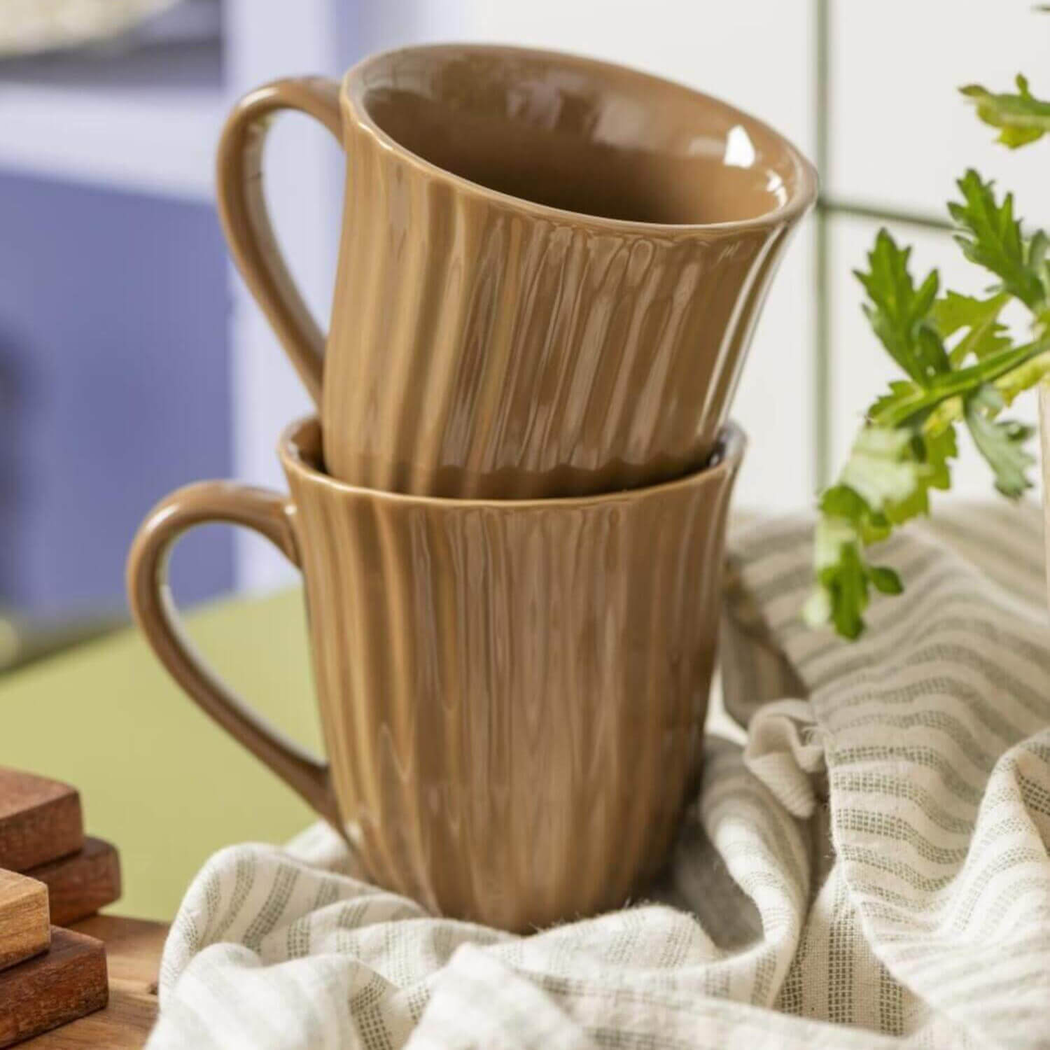 Becher "Mynte" - 9,5x10 cm (Hazelnut)