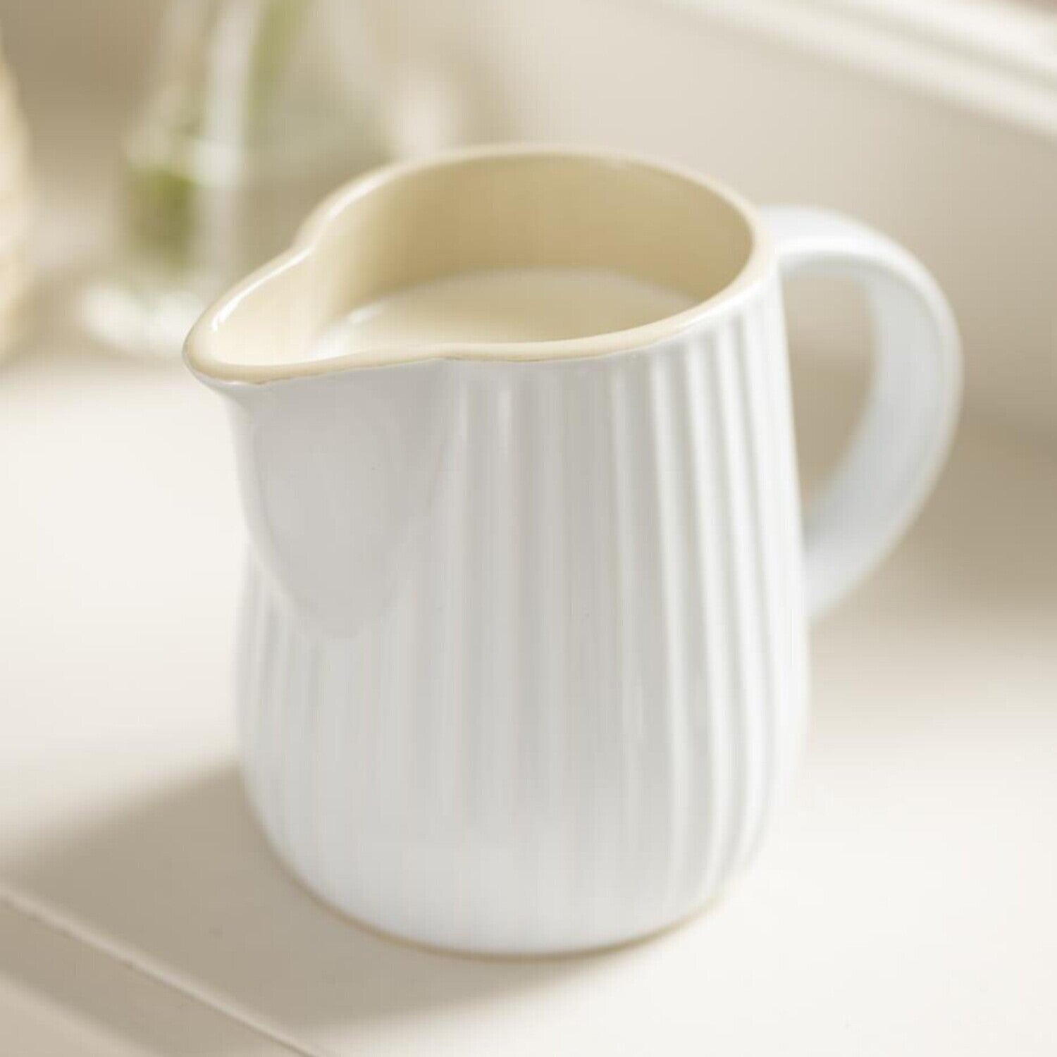 Ib Laursen Milch- und Sahnekännchen "Mynte" (Pure White)