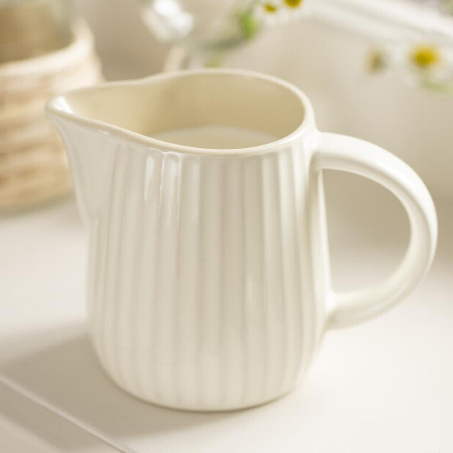 Milch- und Sahnekännchen "Mynte" (Butter Cream)
