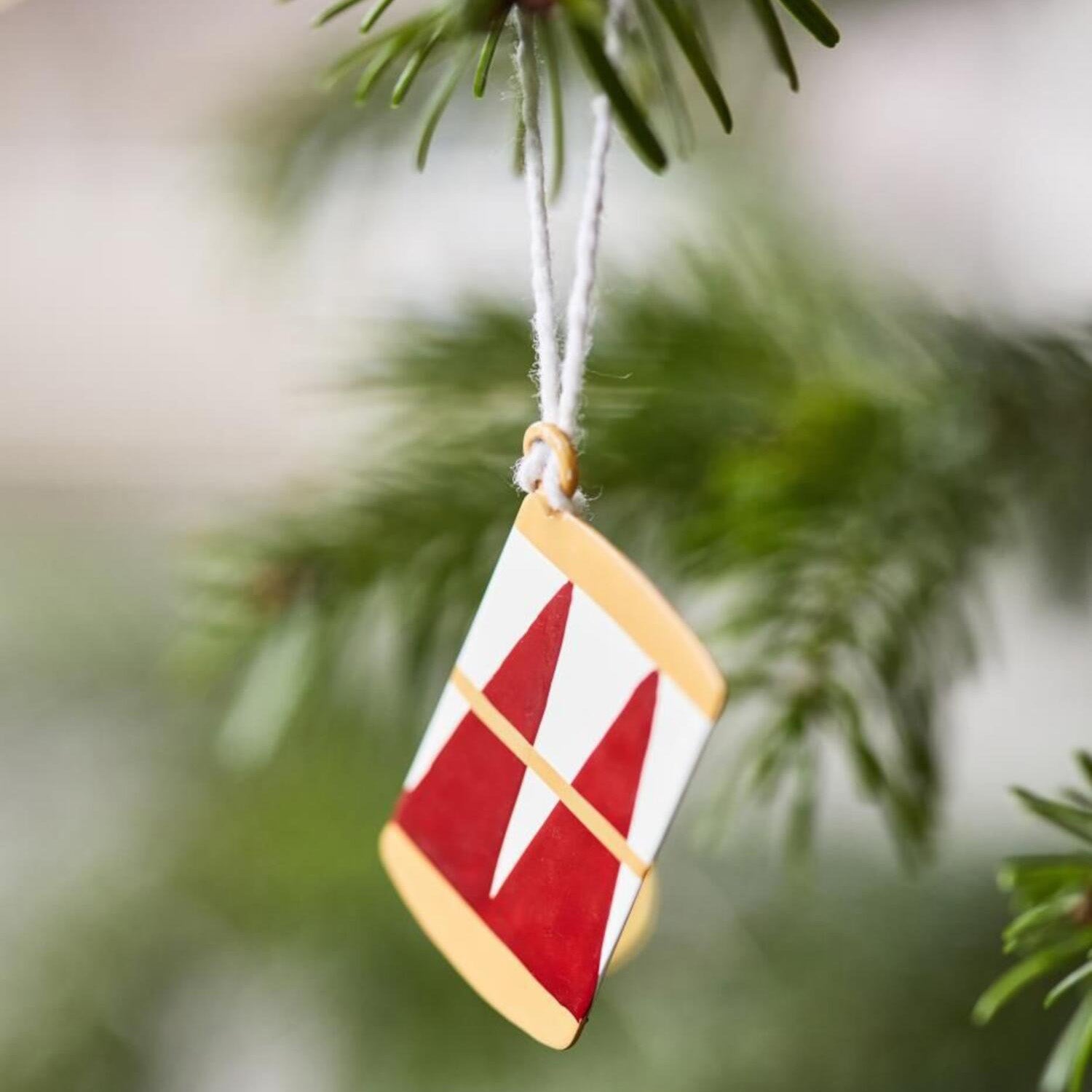 Weihnachtsdeko Trommel zum Hängen im 2er-Set "My Nostalgic Christmas"