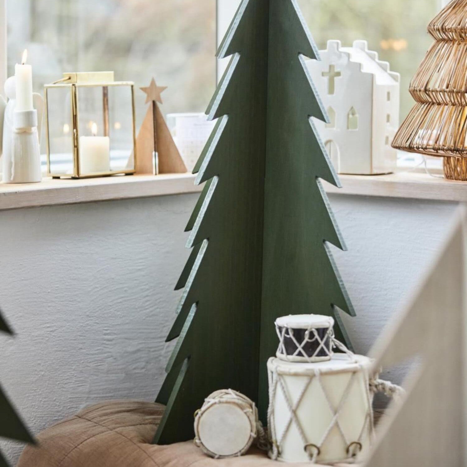 Tannenbaum stehend - 39,5x70 cm (Grün)