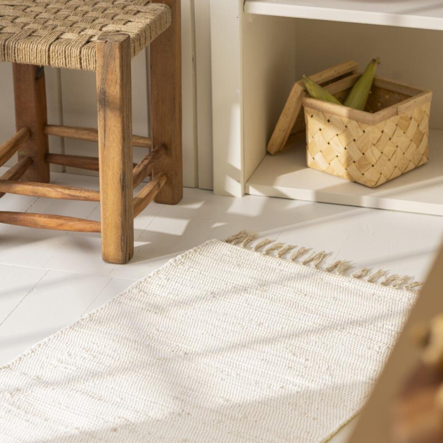 Ib Laursen Bodenläufer - 250x60 cm (Creme)