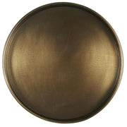 Kerzentablett mit Kante - ø 15,7 cm (Gold)