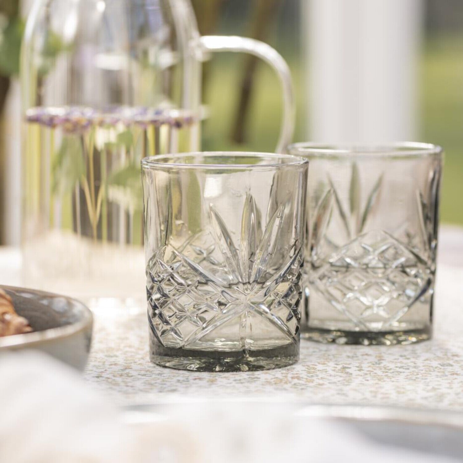 Trinkglas mit Muster "London" (Smoke)