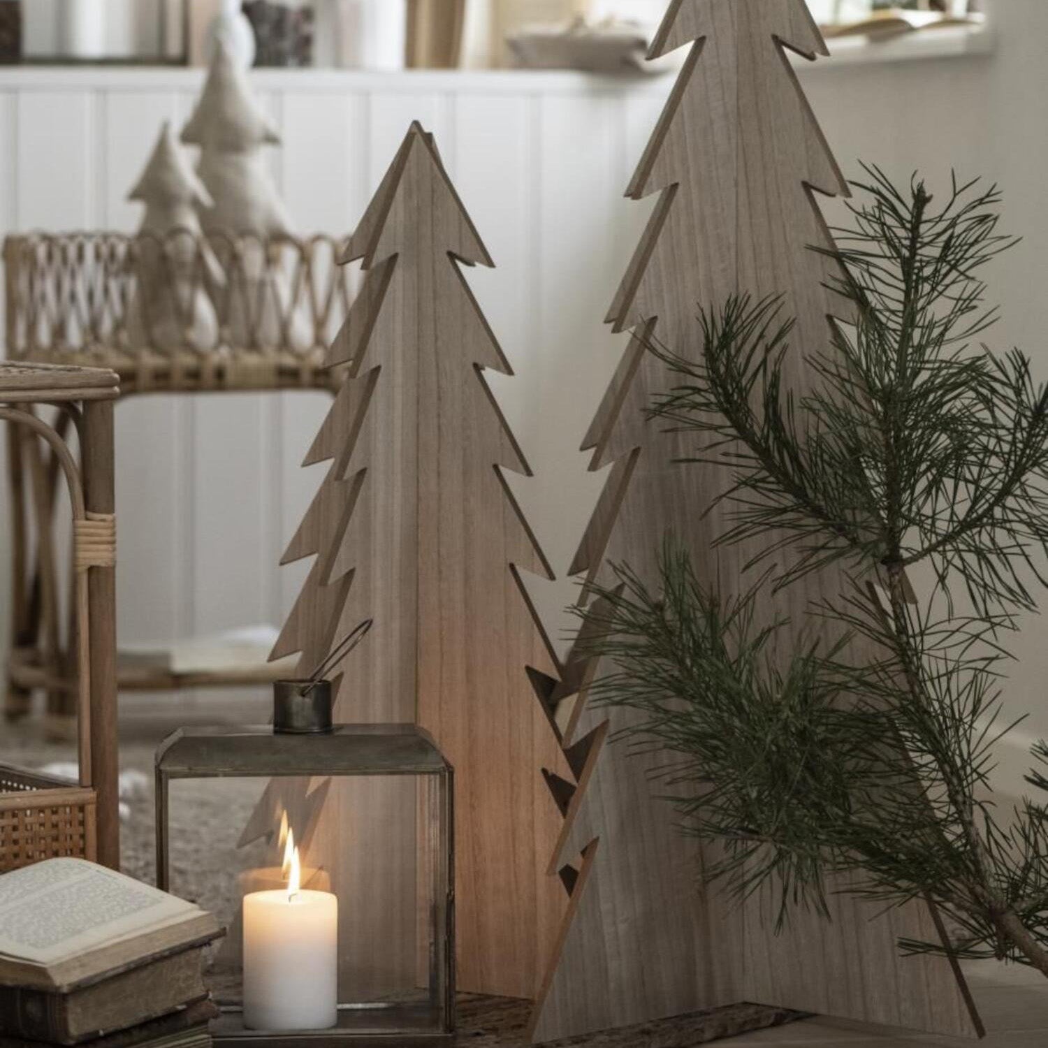 Tannenbaum stehend - 39,5x70 cm (Natur)