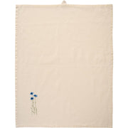 Geschirrtuch "Flora" - 50x70 cm (Blau/Butter Cream)