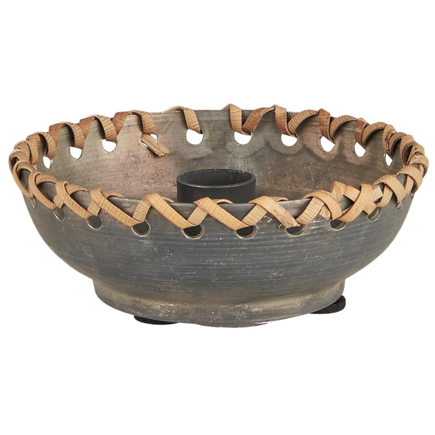 Kerzenhalter - 8x2,8 cm (Metallic) Ib Laursen