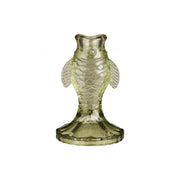 fischförmiger Kerzenhalter - 8x12,5 cm (Grün)