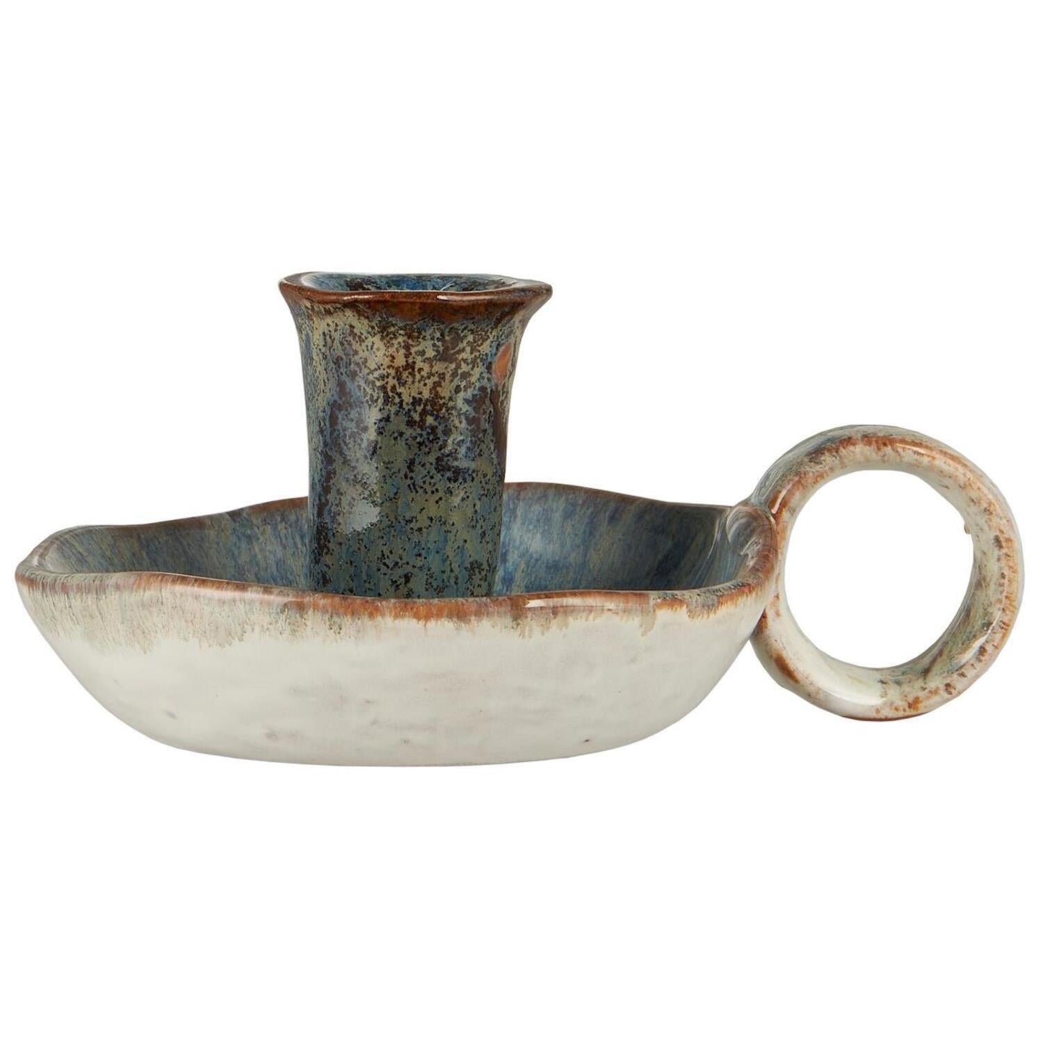 Kerzenhalter - 11x14,5x6,5 cm (Ocean Blue) Ib Laursen