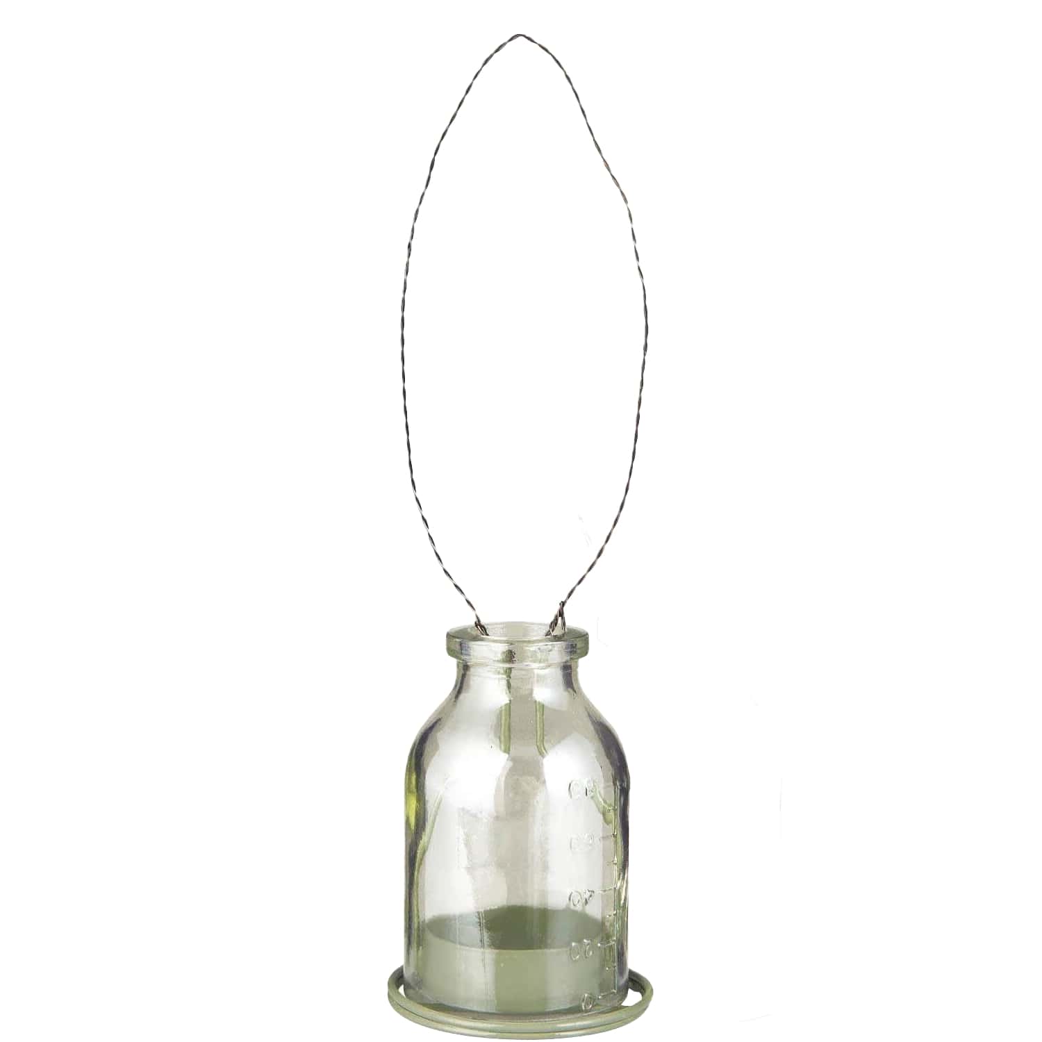 Kerzenhalter mit Drahthänger (Grün)