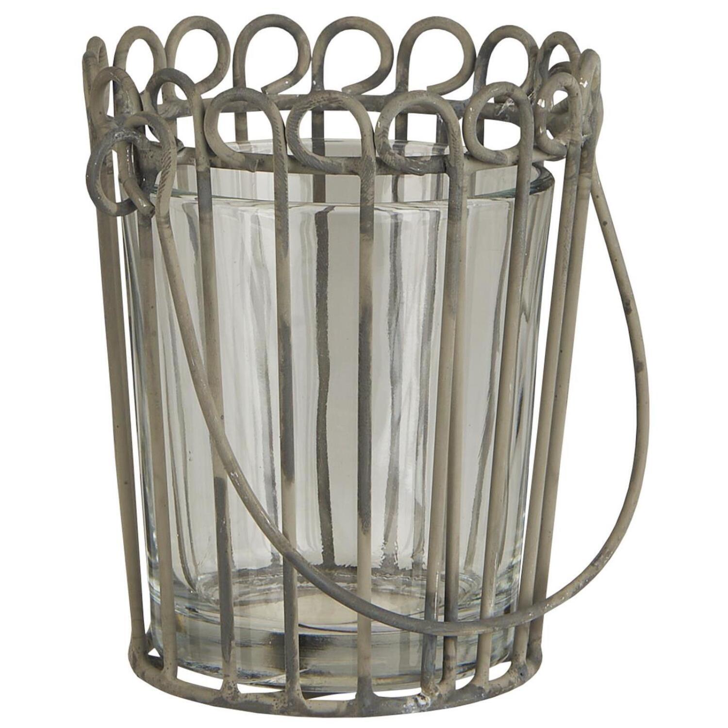 Kerzenhalter - 7,5x9,5 cm (Metallic) Ib Laursen