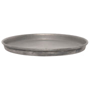 Kerzentablett mit Kante - ø 16 cm (Silber)