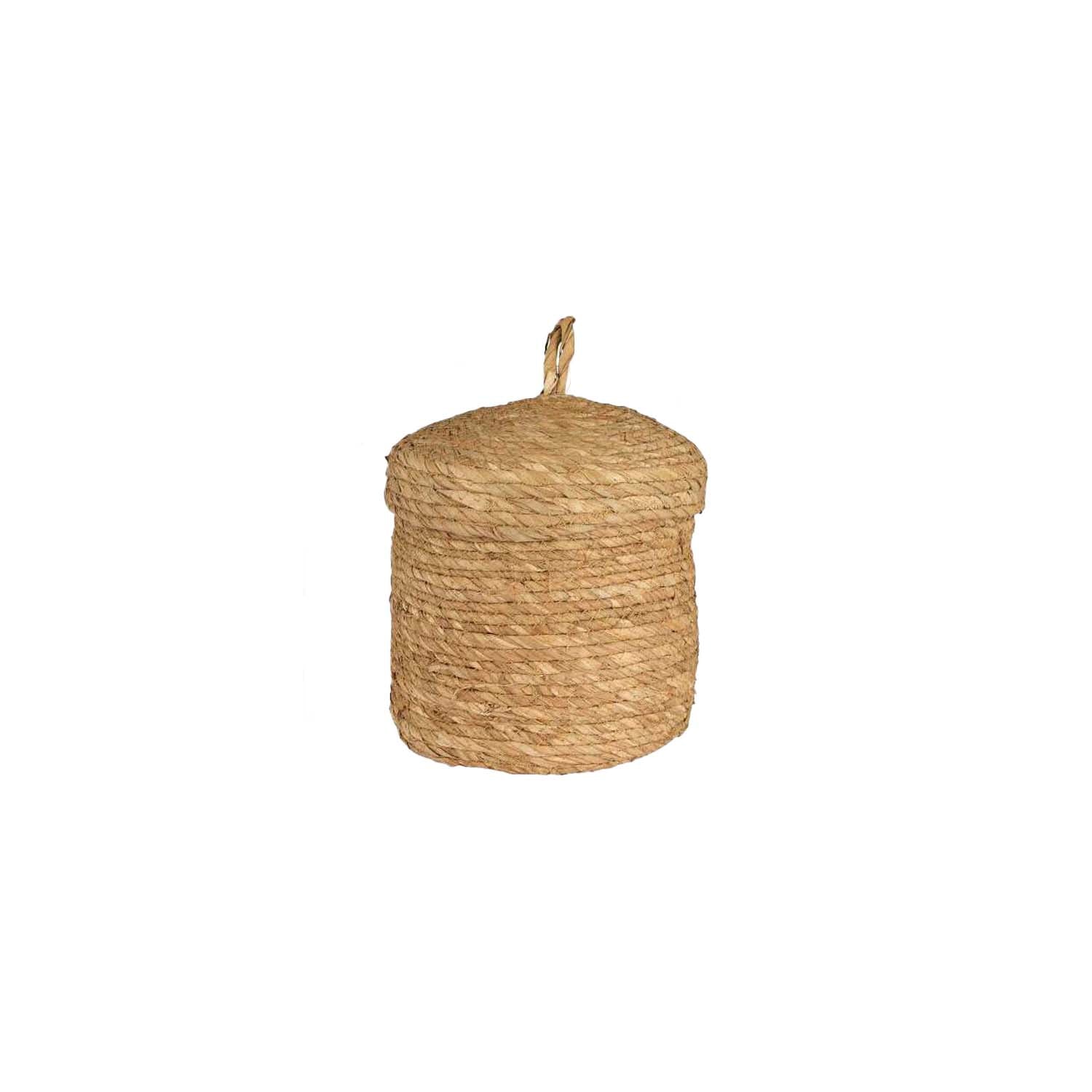 Korb mit Deckel - 22x25 cm (Natur)