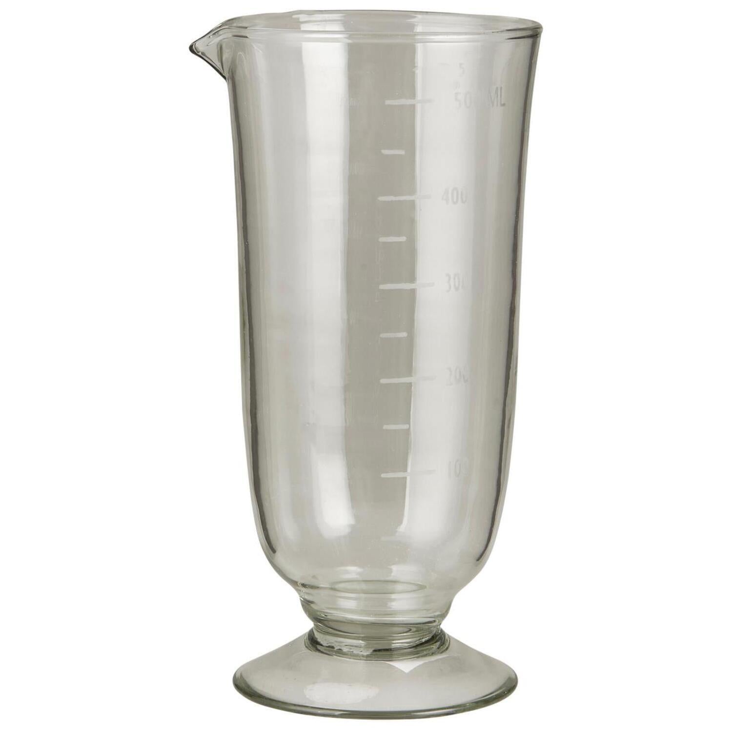 Messbecher mit Fuß - 500 ml (Transparent)