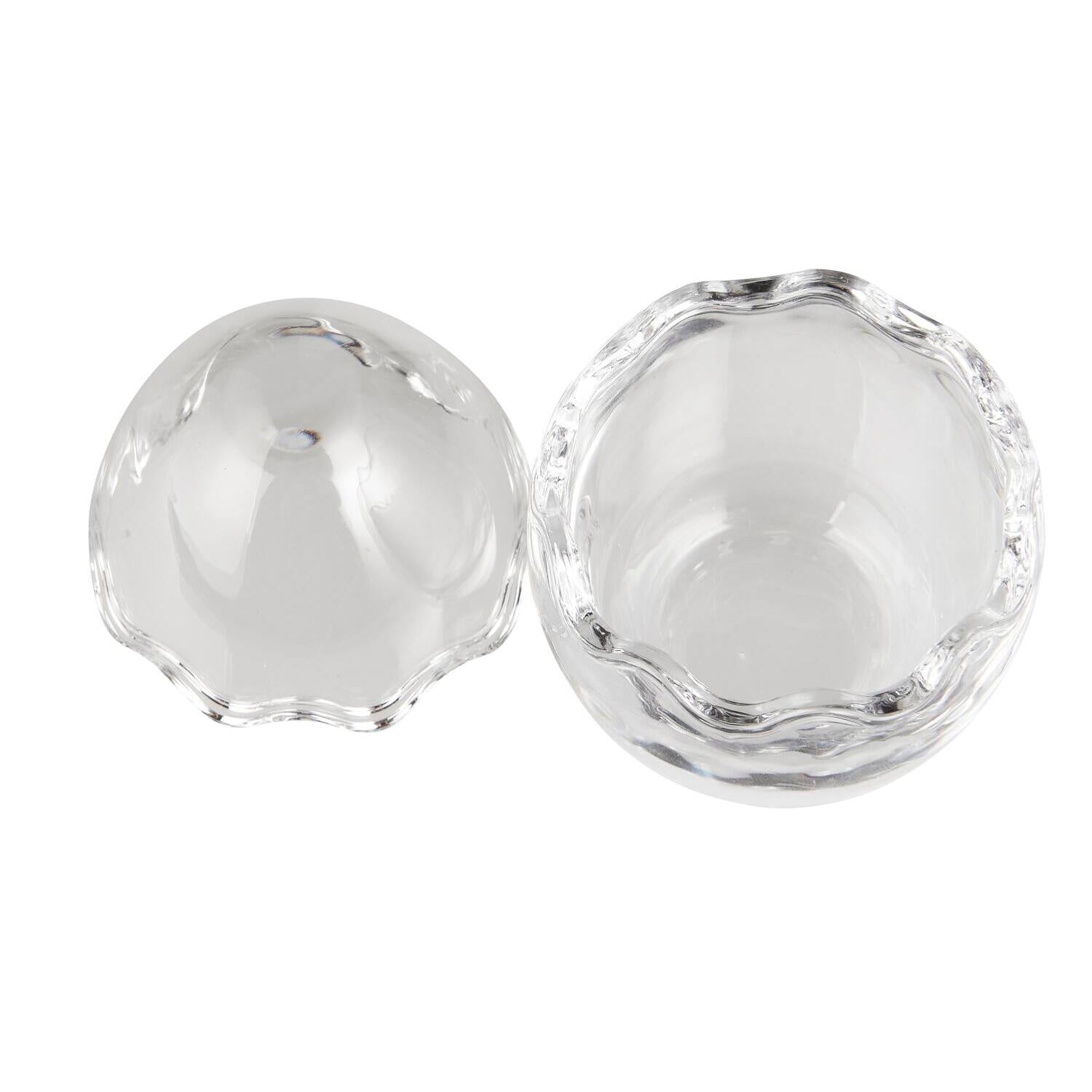 Osterei-Glasdose zweiteilig - ø 7 cm (Klar)