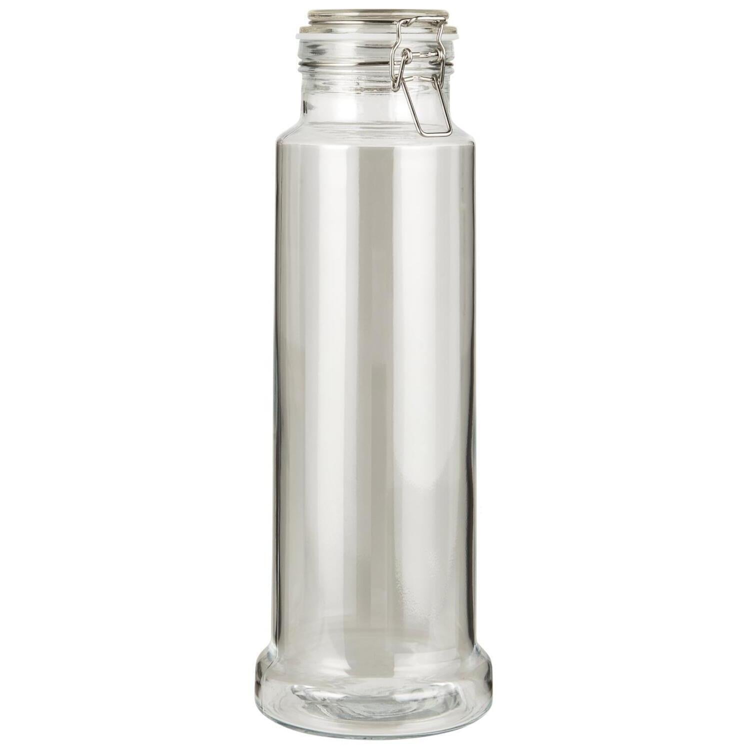Pastaglas mit Patentdeckel - 2,4 l (Transparent)