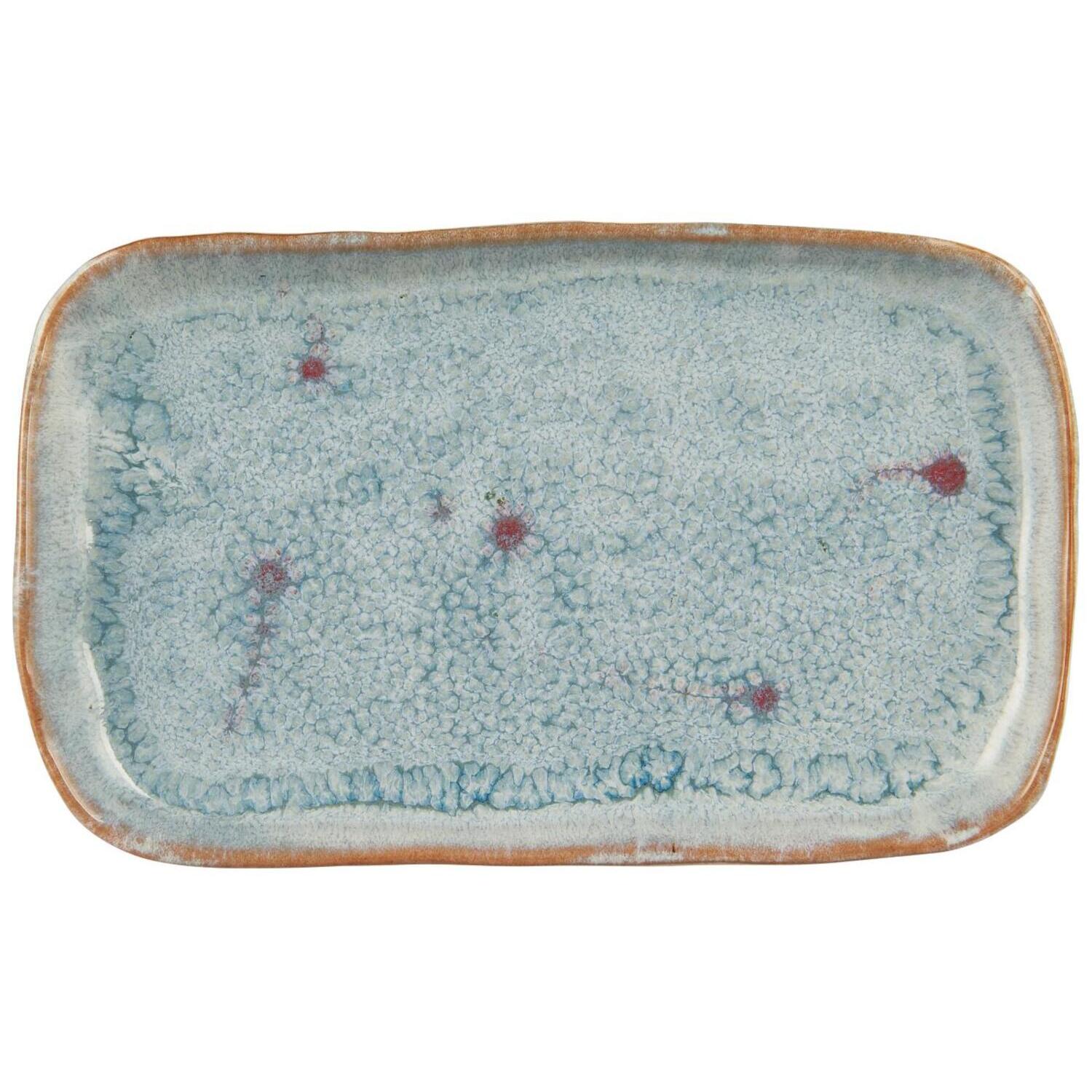 Tablett -  20,3x12,5x2,3 cm (Ocean Blue)