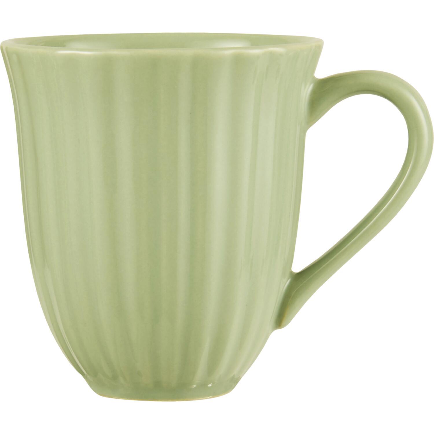 Tasse mit Rillen "Mynte" - 240 ml (Wasabi)