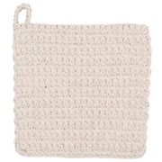 gehäkelte Topflappen - 80x20 cm (Hellbeige)