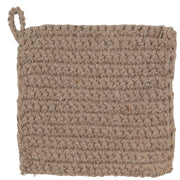 gehäkelte Topflappen - 80x20 cm (Leinen)