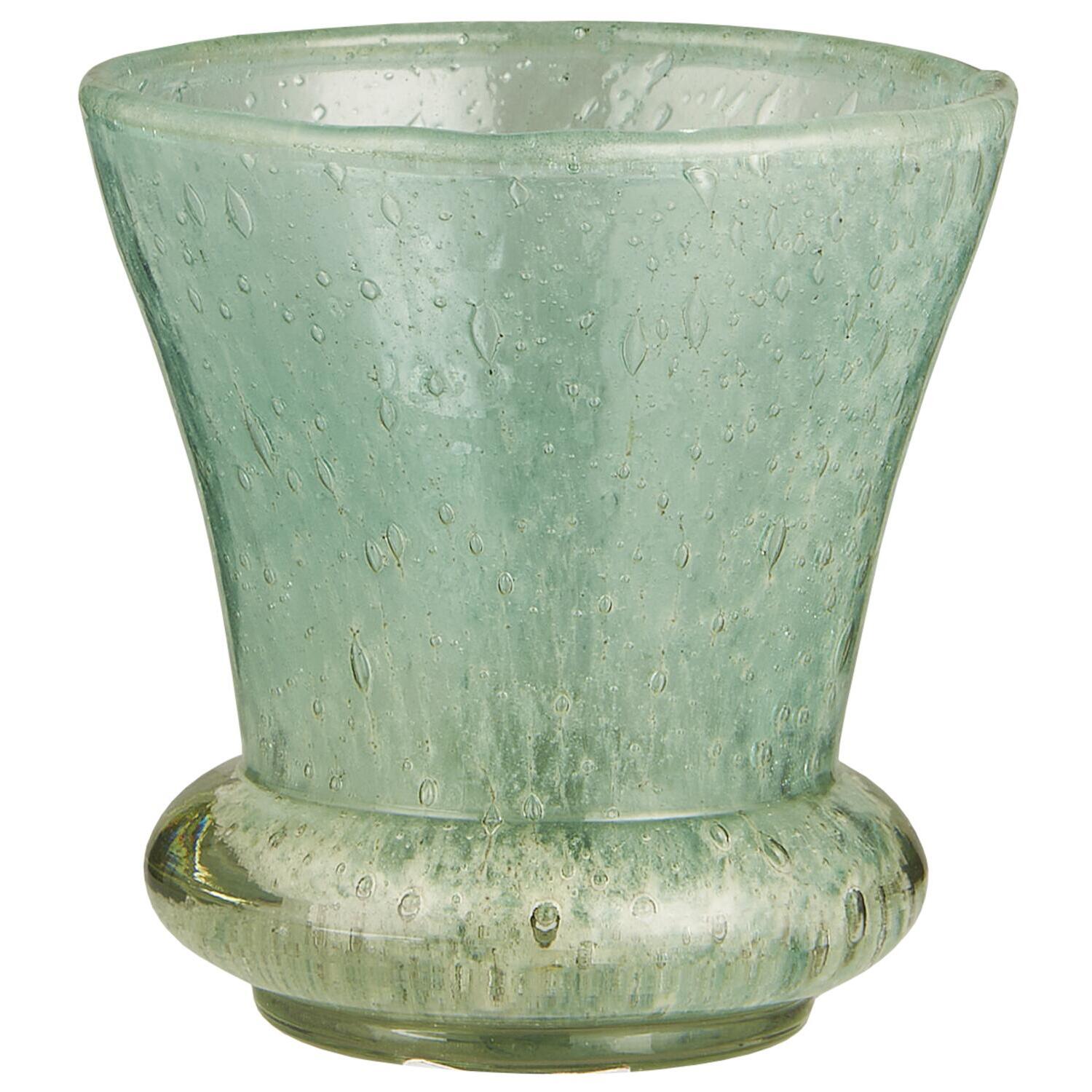 Vase mit Bläschen (Blau) Ib Laursen