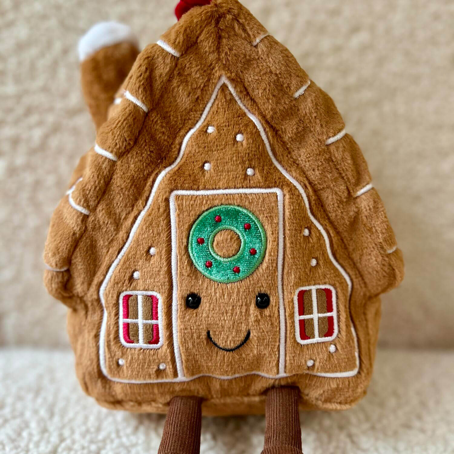Kuscheltier Lebkuchenhaus "Amuseable" - 22 cm (Braun)